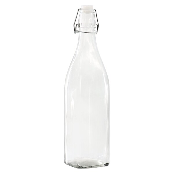 Gibson Home Sweetwater 32.5 Ounce Glass Bottle with Swing Top Stopper 140791.01 - main