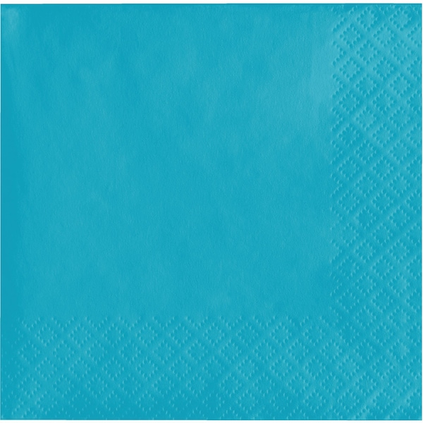 Touch Of Color Bermuda Blue Beverage Napkins, 5"x5", 600PK 801039B - main