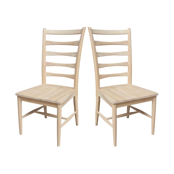 Whitewood Industries Set of Two Solid Wood Haven Dining Chairs, Unfinished C-92P - main