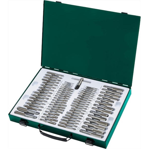 Grizzly Precision 110-Pc. Metric M2 HSS Tap & Die Set T34070 - main