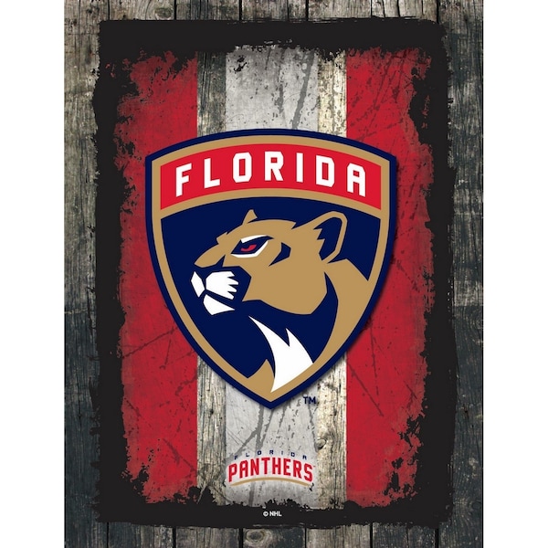 Holland Bar Stool Co Florida Panthers 24" x 32" Canvas Wall Art LCnvs02-2432FlaPan - main