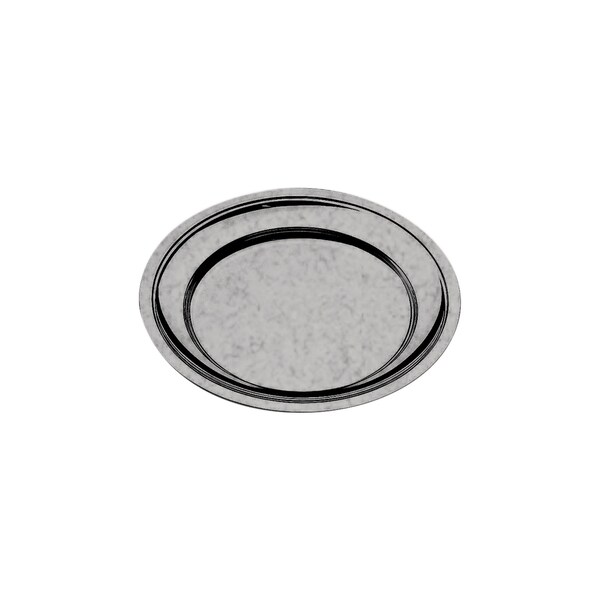 Mepra Original Vintage Round Serving Plate w/Reinforced Edges 15.75" - 1 Piece - Stainless Steel 20017440 - main