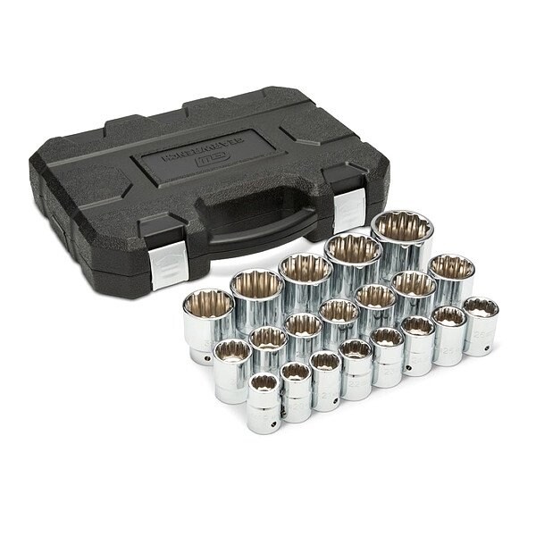 Gearwrench Socket Set SAE, 3/4 Dr 20 PC 12 Pt 80845 - main