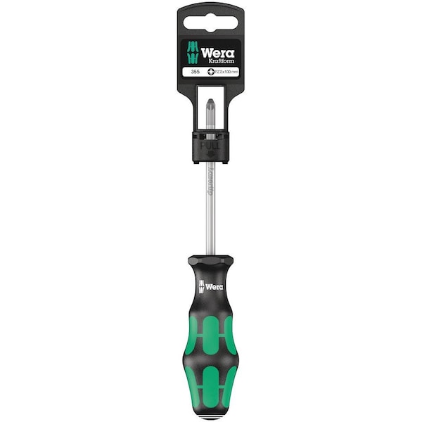 Wera 355 PZ SB Screwdriver for Pozidriv screws, PZ 0 x 60 mm 5100055001 - main