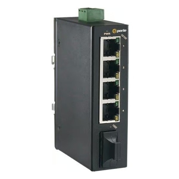 Perle Systems S2SC20 Industrial Switch with 5-ports: 4 x 10/100Mbps RJ45 ports and 1 x 100Base-FX 07017430 - main
