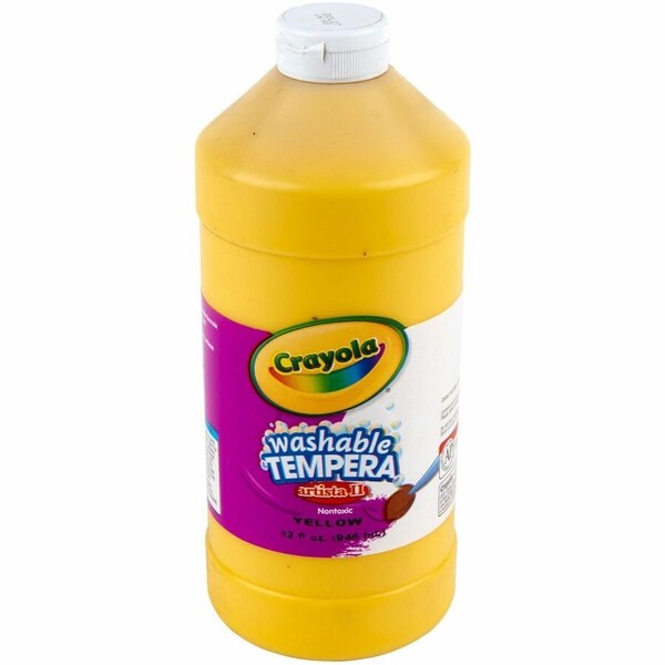 Crayola Washable Tempera Paint, Yellow CYO543132034 - main