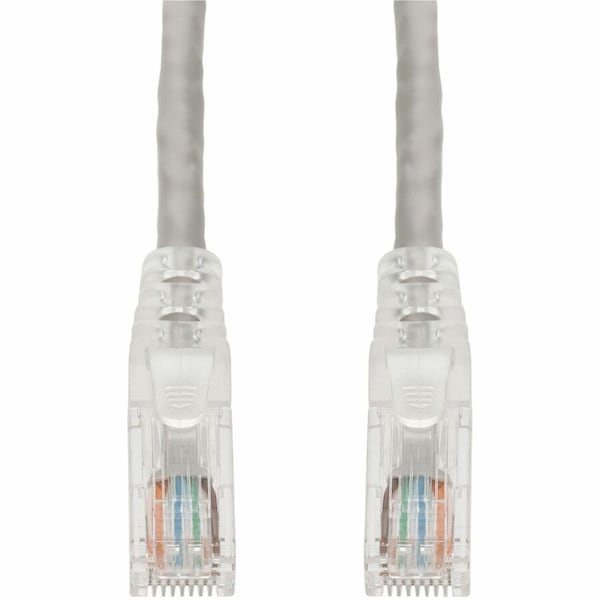 Add-On 7FT GRAY CAT 6 PVC ETHERNET CABLE SNAGLESS EASY CLEAR BOOT TAA RJ-45 M/M ADD-7FCAT6-GY-TAA - main