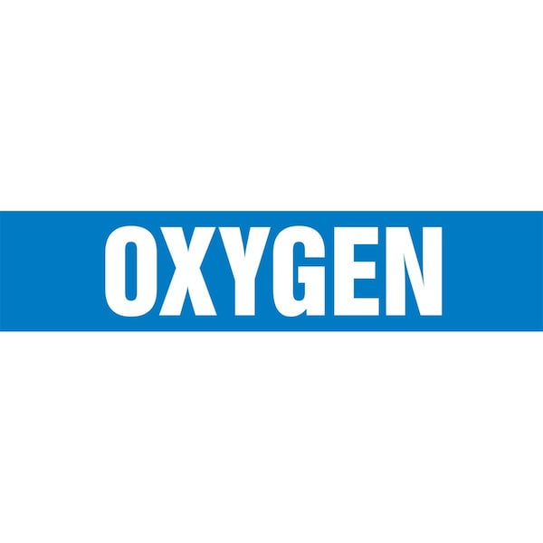 Accuform ASME ANSI PIPE MARKER OXYGEN RPK557STB - main