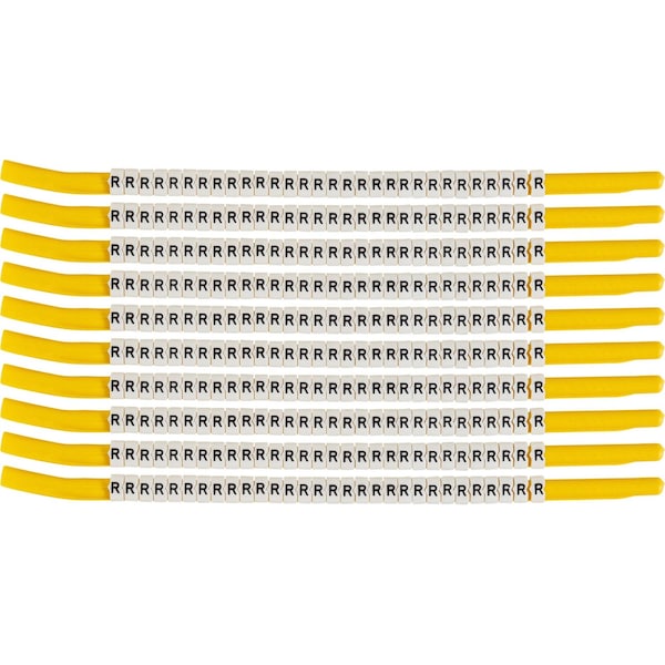 Brady ClipSleeve Wire Markers Size 18 Nylon 10 AWG - 8 AWG, R Pack of 300 Each, 300PK SCN18-R - main