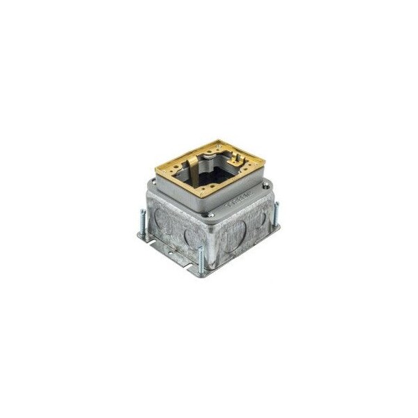 Hubbell 2-Gang Masonry Box, 3-1/2 in Deep B2427 - main