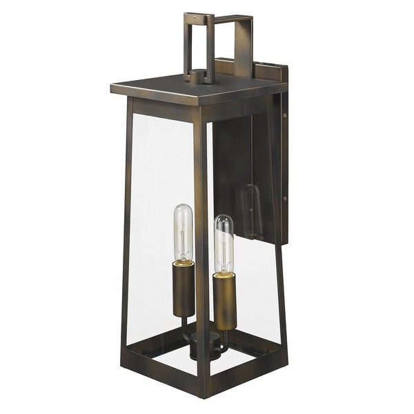 Homeroots Alden 2-Light Oil-Rubbed Bronze Wall Light 398457 - main
