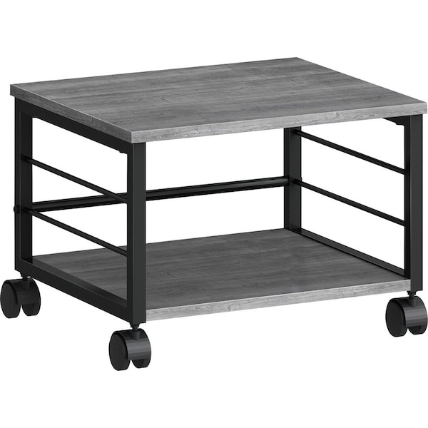 Lorell Underdesk Mobile Machine Stand, 150lb Capacity, 13.2" x 18.7" x 15.7", Charcoal LLR60262 - main