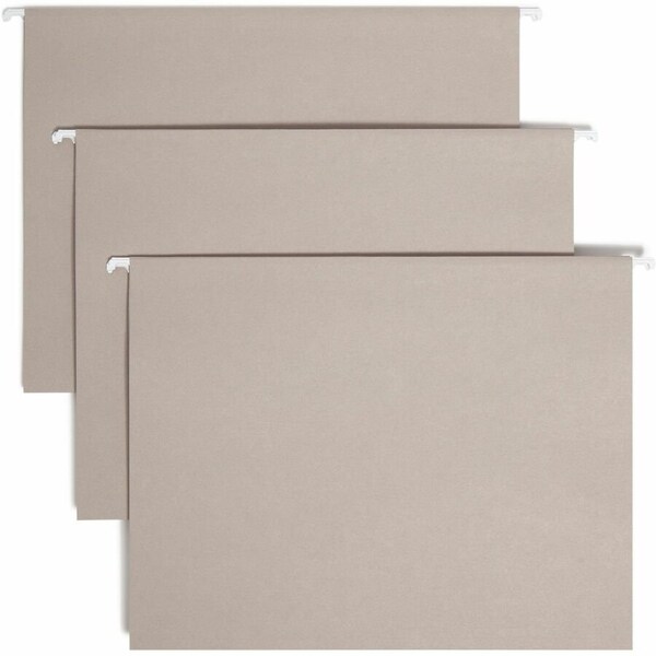 Smead Hanging File Folders, Gray, PK25 SMD64063 - main