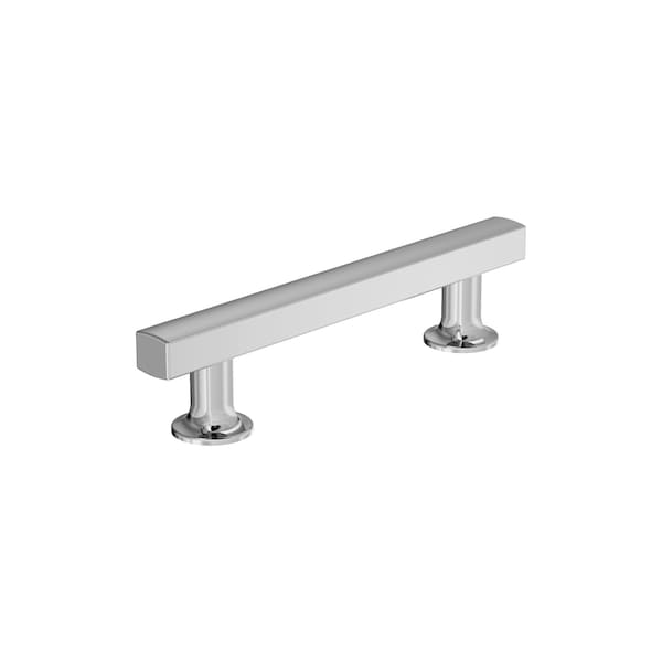 Amerock Everett 3-3/4 inch 96mm Center-to-Center Polished Chrome Cabinet Pull BP3710426 - main
