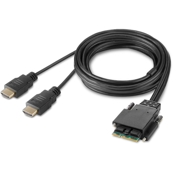 Belkin MODULAR HDMI DUAL HEAD CONSOLE CABLE 3 FEET F1DN2MOD-CC-H03 - main