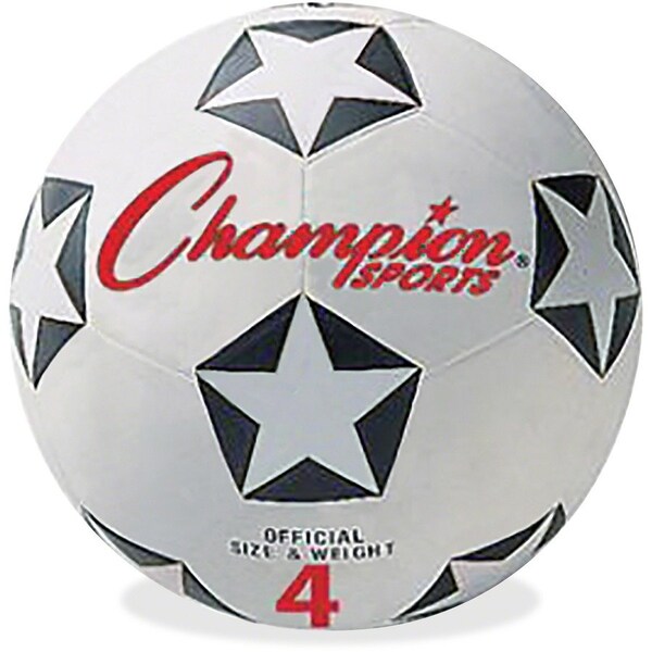 Champion Sports Rubber Soccer Ball Size 4, PK3 SRB4 - main