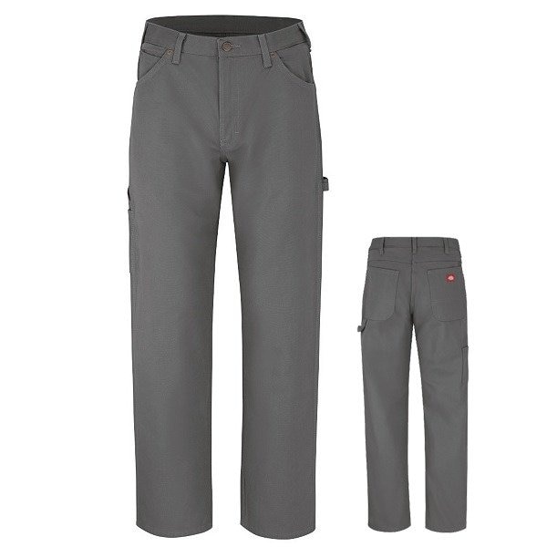 Dickies Men's Relaxed Fit Heavyweight Carpenter Jeans, 46 in, Rinsed Slate, 100% Cotton 1933SL 46 30 - main