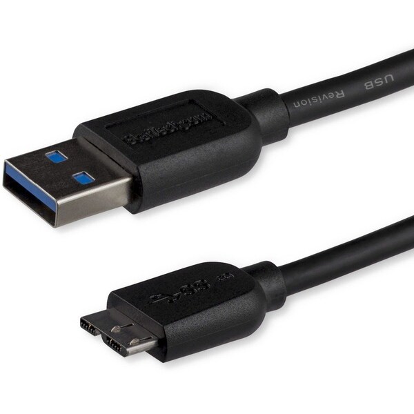 Startech.Com 3m 10ft Slim USB 3.0 Micro B Cable USB3AUB3MS - main