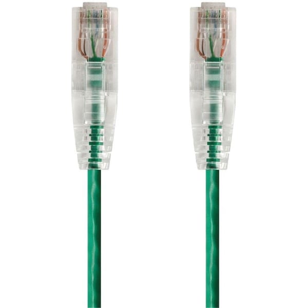 Monoprice Slim Cat6 Utp Cable, 10 ft.Green 14820 - main