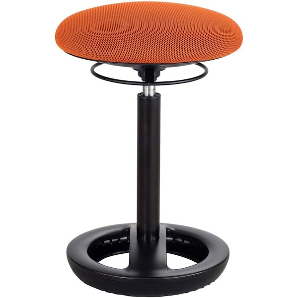 Safco Twixt Active Seating Stool - 17-22"H - Orange 3000OR - main