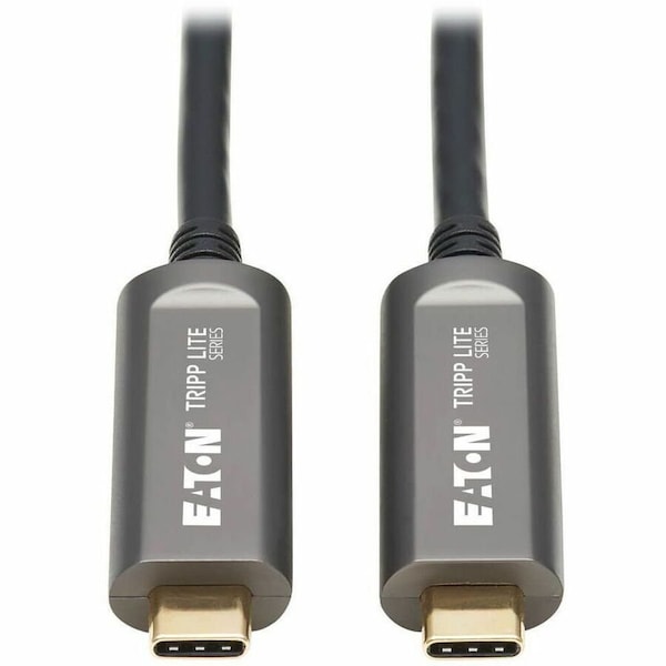 Eaton EATON USB-C Aoc Cable M/m, USB 3.2 Gen 2 10 Gbps Plenum-rated Fiber Active U420F-15M-D3 - main