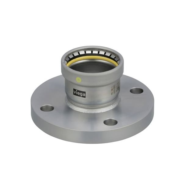 Viega MegaPressG flange P 2.5 BP 4 BPd 5.5 carbon steel zinc-nickel coating 28875 - main