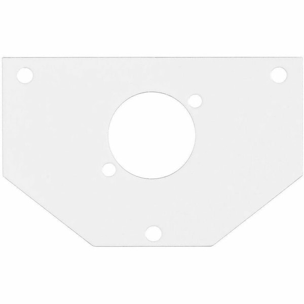 Hubbell Wiring Device-Kellems Recessed 10" Series, Sub Plate, 1/2 Perimeter, (1) XLR Opening S1R10PSPO - main