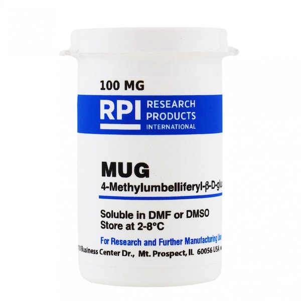 Rpi MUG 4-Methylumbelliferyl-B-D-glucuronide Trihydrate, 100 Milligrams M65900-0.1 - main