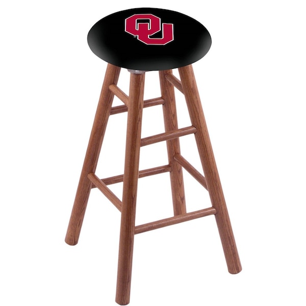 Holland Bar Stool Co Oak Bar Stool, Medium Finish, Oklahoma Seat RC30OSMed - main