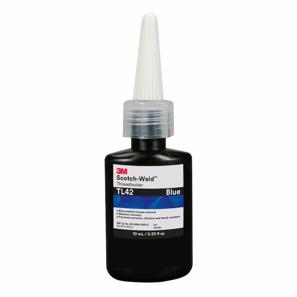 3M Scotch-Weld TL42 ANAEROBIC THREADLOCKER, 10 ML, LIQUID FORM, BLUE 7100039190 - main