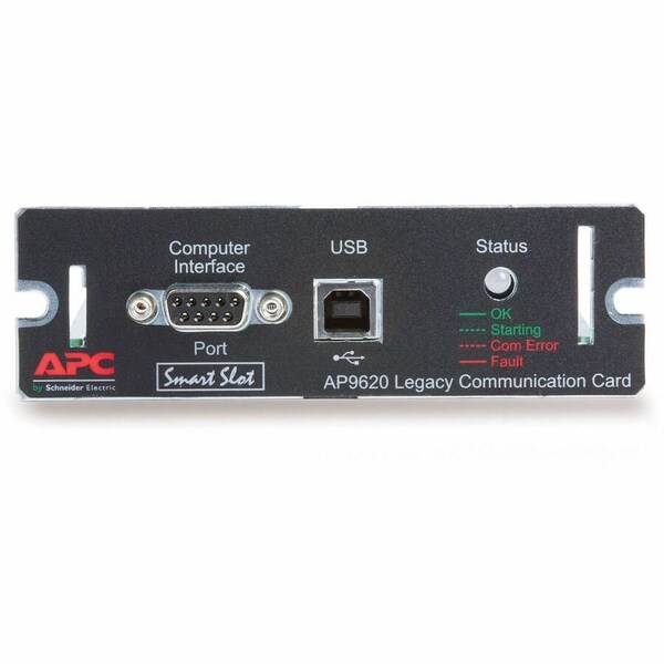 Apc COMMUNICATIONS SMARTSLOT CARD - BLACK AP9620 - main