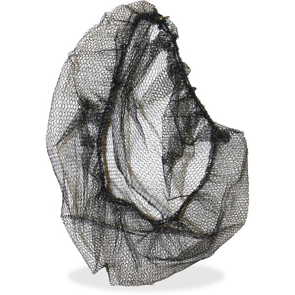 Genuine Joe Black Nylon Hair Net - Large - 21 Stretched Diameter, 100PK GJO85135 - main