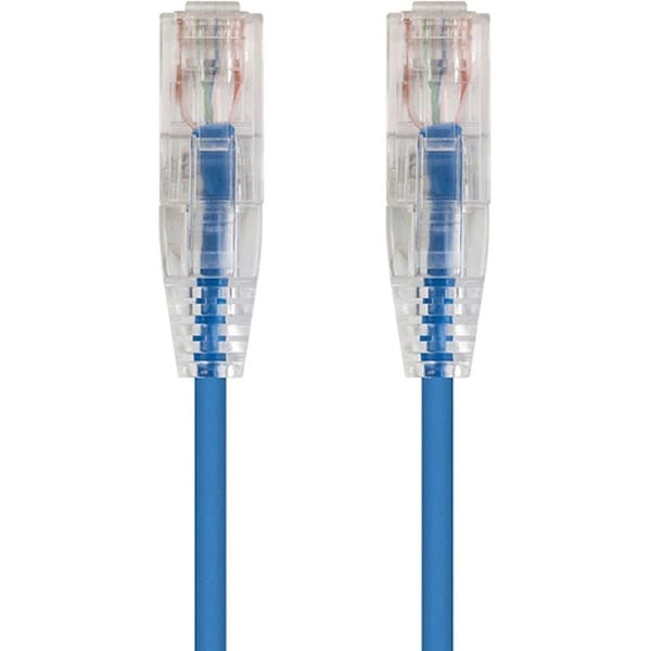 Monoprice SLIMRUN CAT6 UTP CABLE-5FT BLUE 13533 - main