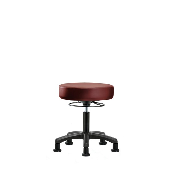 Blue Ridge Ergonomics Vinyl Mini-Stool, Desk, Glides, Borscht BR-VDHMS-RG-RG-8815 - main