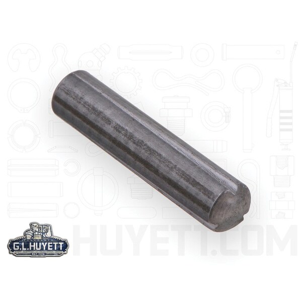 Huyett DIN 1471 Metric Grooved Pin, Low Carbon Steel, 5 mm Dia x 4.93 mm Small End Dia x 20 mm Length GPM-050-020-71 - main