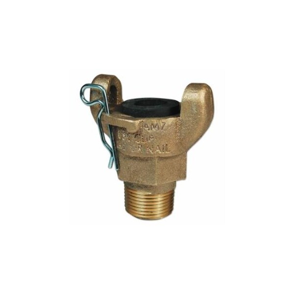 Dixon Valve Air King 2-Lug NPT End, 3/4 in (NPT) M, Brass 238-AB7 - main