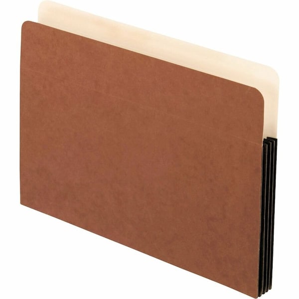 Tops Business Forms Pendaflex, SMART SHIELD FILE POCKET, 3.5in EXPANSION, LETTER SIZE, RED FIBER, 10PK 1524EAM - main