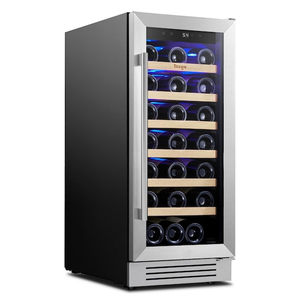 Yeego 15 in. Single Zone 33-Bottles Wine Cooler YG-WS15R-23 - main