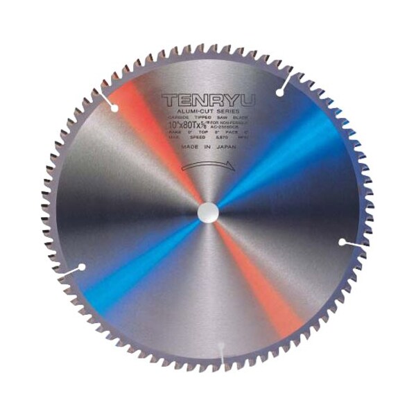 Tenryu 12in Alumi-Cut Non-Ferrous Miter /Radial Arm Blade 80T 1in Arbor AC-30580DN - main