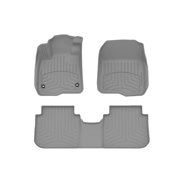 Weathertech Grey, Front and Rear FloorLiner HP 461780-1-2IM - main