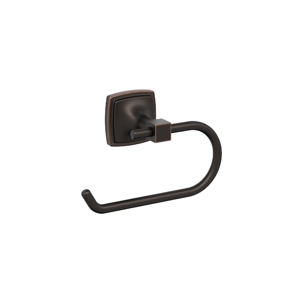 Amerock Stature Oil Rubbed Bronze Transitional Single Post Toilet Paper Holder BH36091ORB - main