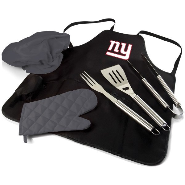 Picnic Time Family Of Brands NFL New York Giants - BBQ Apron Tote Pro Grill Set 635-88-179-214-2 - main