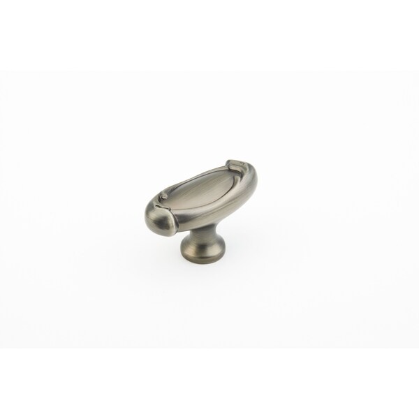 Schaub 1-7/8in French Farm Oval Cabinet Knob Antique Nickel Finish 261-AN - main