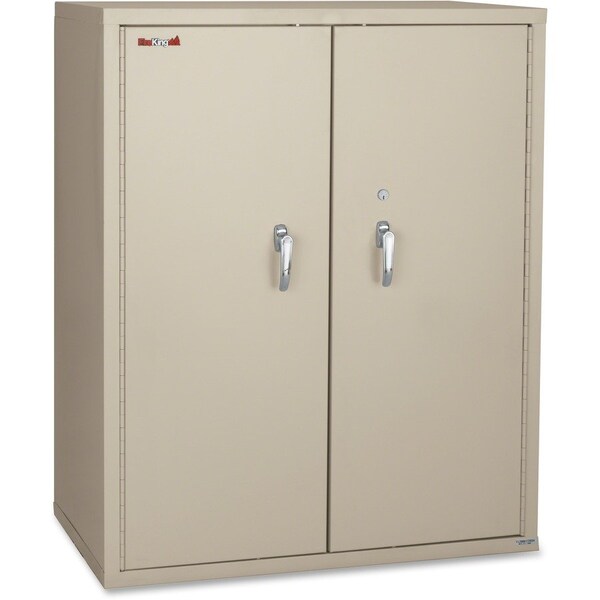 Fire King FireKing Fireproof Storage Cabinet, 36"Wx19-1/4"Dx44"H, Parchment, Assembled CF4436-DPA - main
