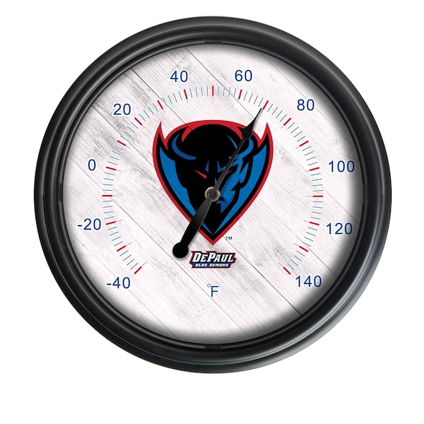 Holland Bar Stool Co DePaul University Indoor/Outdoor LED Thermometer ODThrm14BK-08DePaul - main