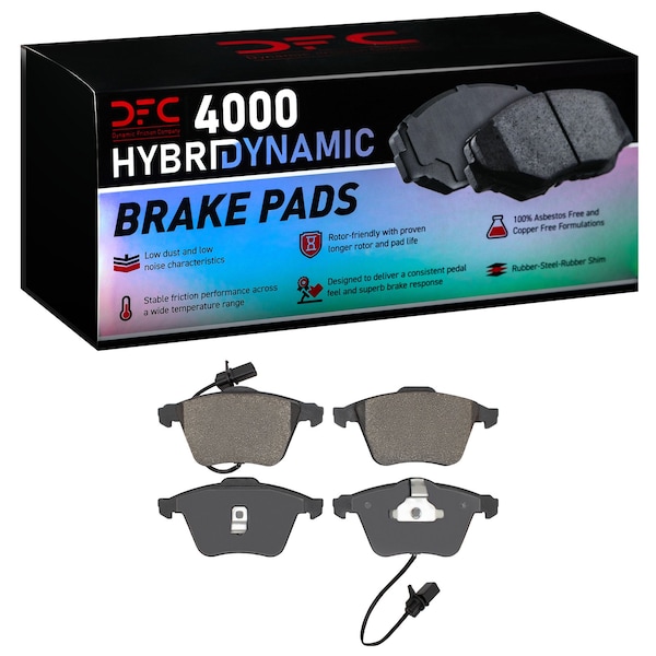 Dynamic Friction Co DFC 4000 HybriDynamic Brake Pads 4000-0915-00 - main