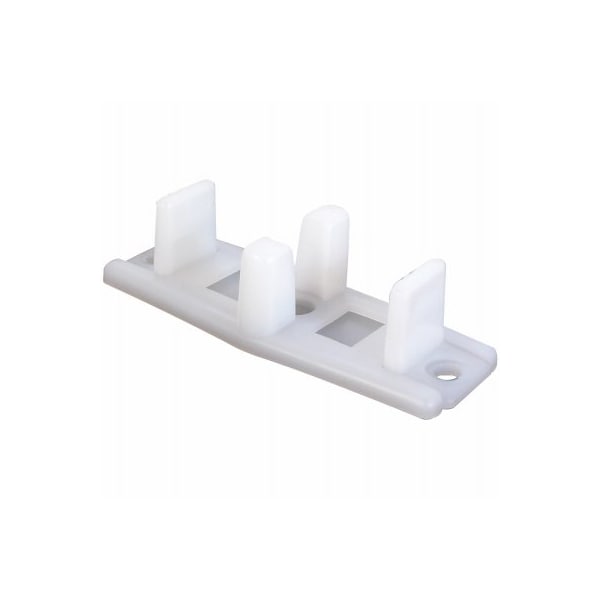 Slide-Co Prime-Line Door Guide, Nylon, White, Floor Mounting N 6562 - main