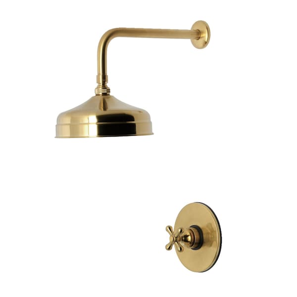 Kingston Brass Single-Handle Pressure Balanced Shower Faucet, Brushed Brass KB6337AXSO - main