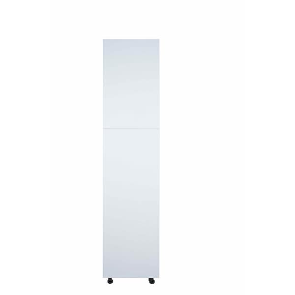 Cambridge Radiance 18 in. W x 24 in. D x 90 in. H Ready to Assemble Slab Pantry Kitchen Cabinet in White Gloss SA-TP1890-WG-KIT - main