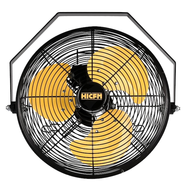 Edendirect Fan, Wall Mount, 12 in Blade Dia, 120V, 1,700/2,100/2,500 cfm IR-FANW12A - main